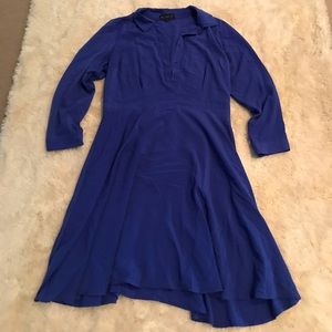 Eloquii blue blouse dress